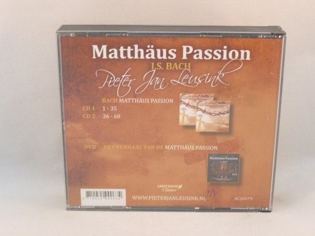 Bach - Matthäus Passion / Pieter Jan Leusink (2CD + DVD)