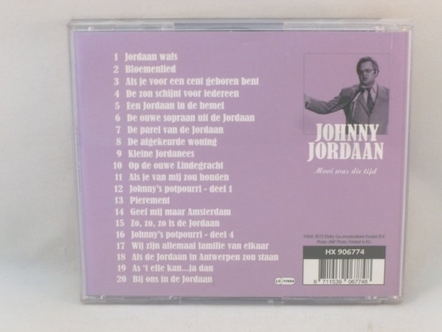 Johnny Jordaan - Mooi was die tijd