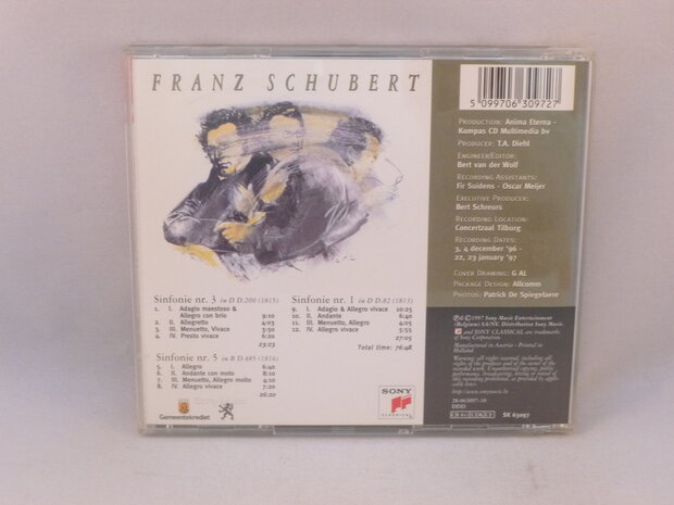Schubert - Sinfonie 1, 3 & 5 / Jos van Immerseel