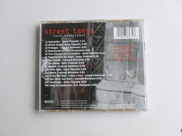 Carel Kraayenhof - Street Tango (CD + DVD)