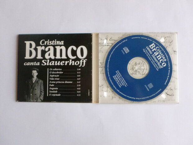 Cristina Branco - O Descobridor / Canta Slauerhoff