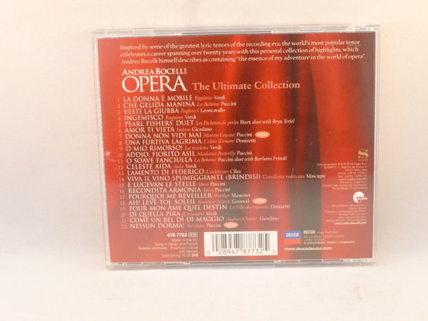 Andrea Bocelli -  Opera / The Ultimate Collection