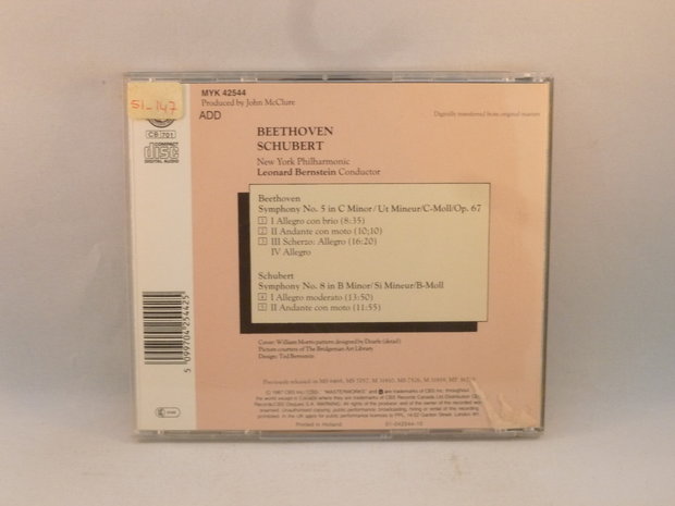 Beethoven / Schubert - Sym5/8 Bernstein