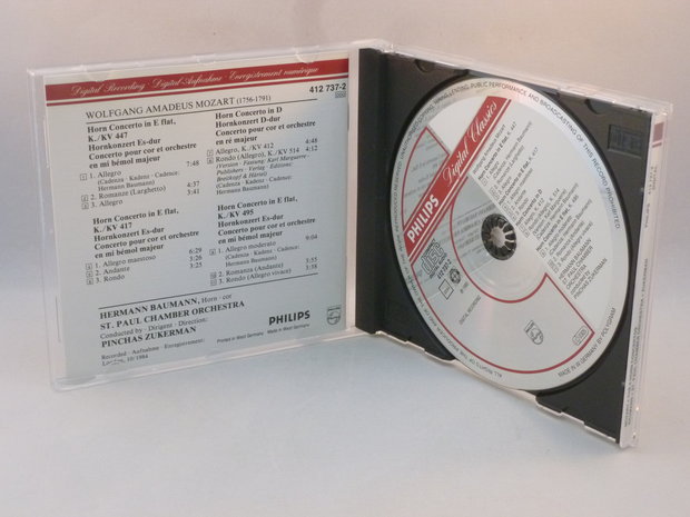 Mozart - The Horn Concertos /  Hermann Baumann