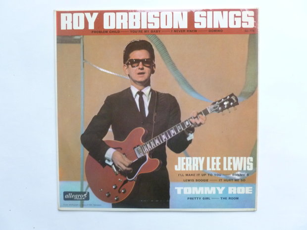 Roy Orbison, Jerry Lee Lewis & Tommy Roe ‎– Roy Orbison Sings (LP)