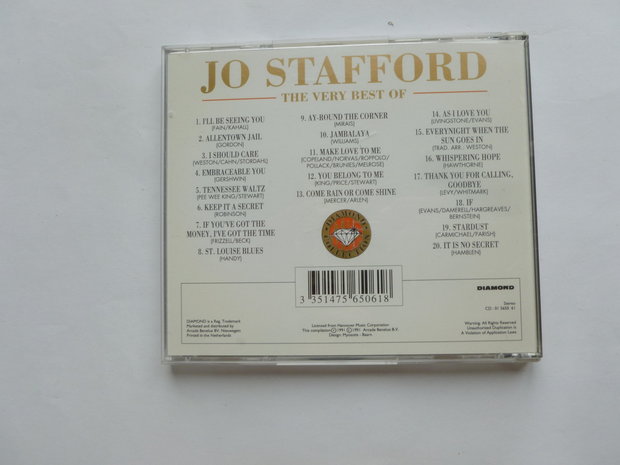 Jo Stafford - The very best of