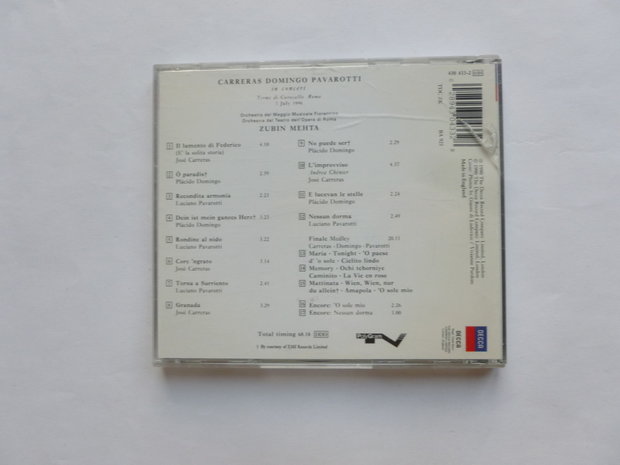 Carreras Domingo Pavarotti - in Concert / Mehta