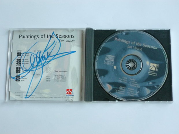 Jan Vayne - Paintings of the Seasons (gesigneerd)