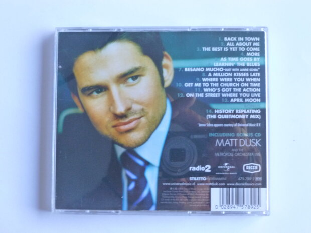 Matt Dusk - Back in town (2 CD)