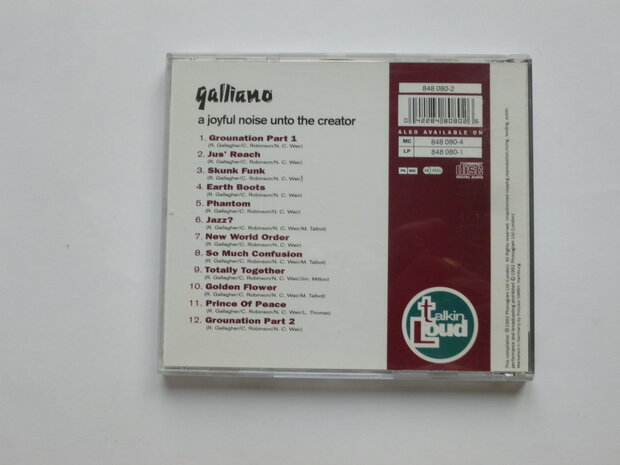 Galliano- A joyful noise unto the creator