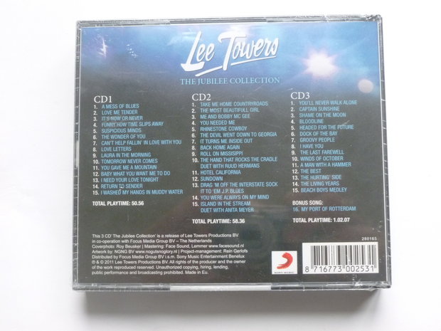 Lee Towers - The Jubilee Collection (3 CD) Nieuw