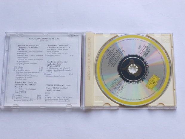 Mozart - Violinkonzerte no. 3 & 4 / Itzhak Perlman, James Levine
