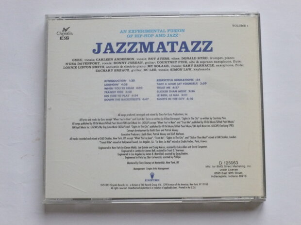 Guru's Jazzmatazz vol.1