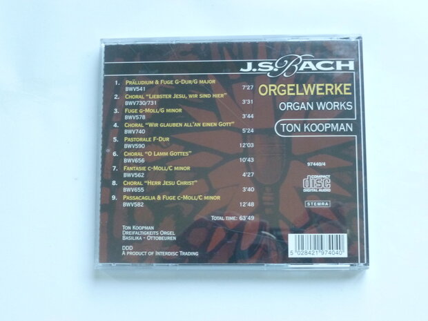 Bach - Orgelwerke vol 4 / Ton Koopman