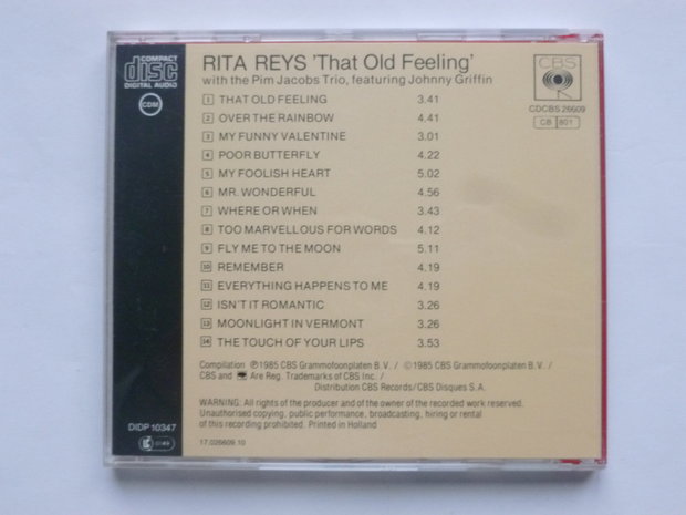 Rita Reys - That old feeling