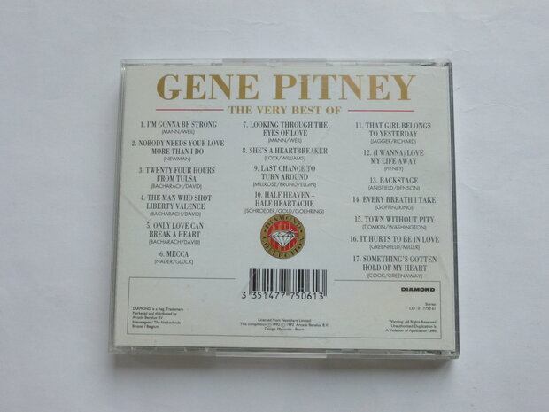 Gene Pitney - The very best of