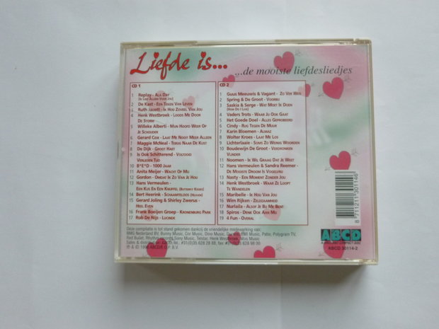 Liefde is...de mooiste liefdesliedjes (2 CD)