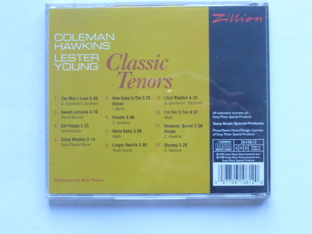 Coleman Hawkins / Lester Young - Classic Tenors