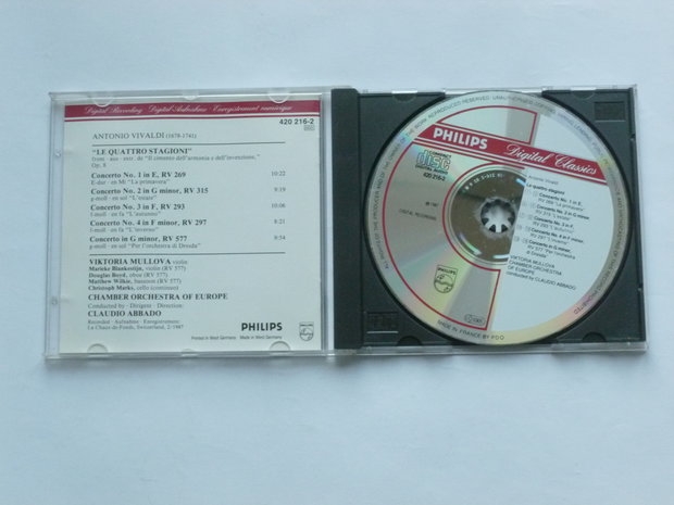 Vivaldi - Le Quattro Stagioni / Viktoria Mullova ,Claudio Abbado