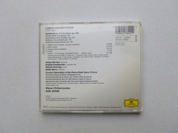 Beethoven - Symphonie no 9 / Karl Böhm