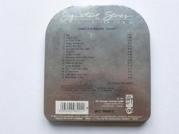 Charles Aznavour - Forever (metal box)