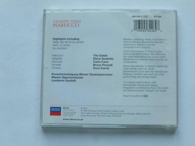 Verdi - Nabucco / Lamberto Gardelli