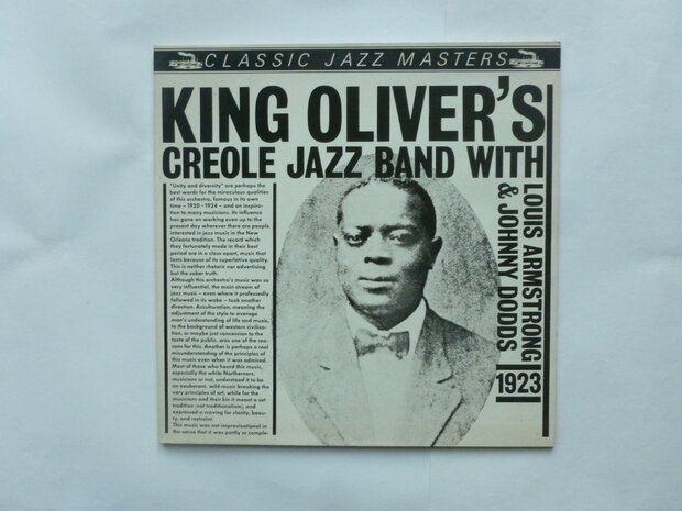 King Oliver's Creole Jazz Band with Louis Armstrong & Johnny Dodds - Classic Jazz Masters (LP)