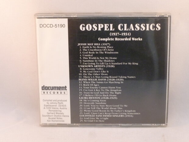 Gospel Classics - 1927 / 1931 (document records)