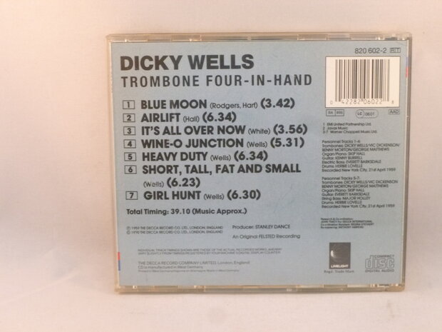 Dicky Wells - Trombone four-in-hand
