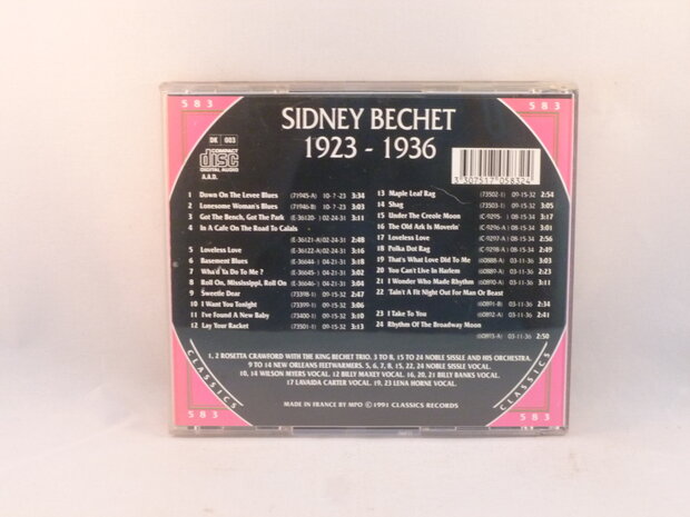 Sidney Bechet - Classics 1923-1936