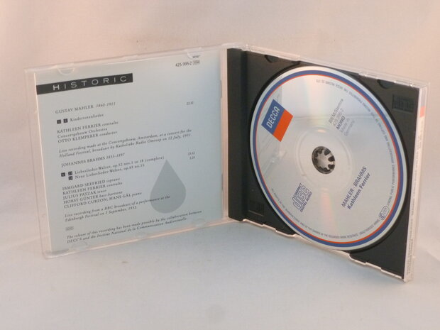 Mahler - Kindertotenlieder / Kathleen Ferrier