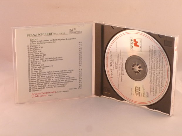 Schubert - Brigitte Fassbaender, Cord Garben ‎– Lieder