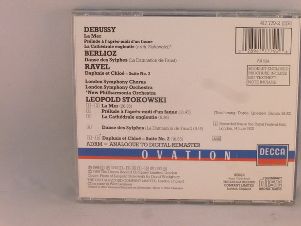 Debussy, Ravel, London Symphony Orchestra, Leopold Stokowski ‎