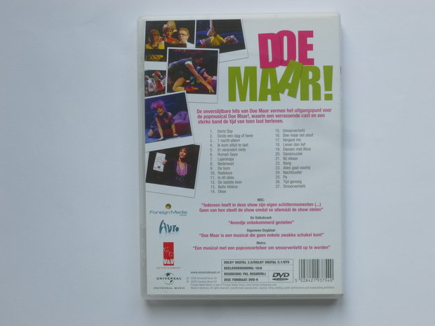 Doe Maar! - De popmusical (DVD)
