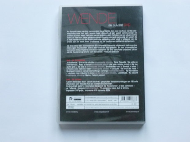 Wende - Au Suivant DVD