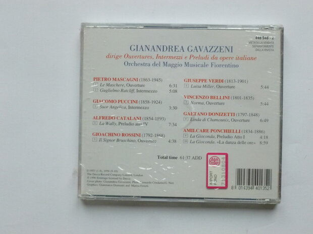 Gianandrea Gavazzeni - Ouvertures (nieuw)