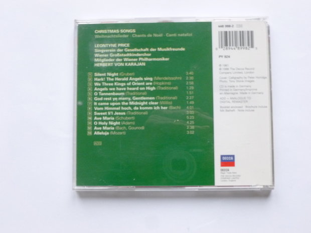 Leontyne Price / Herbert von Karajan - Christmas Songs