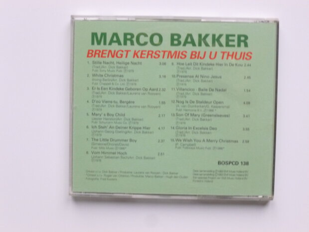 Marco Bakker - Brengt Kerstmis bij u thuis