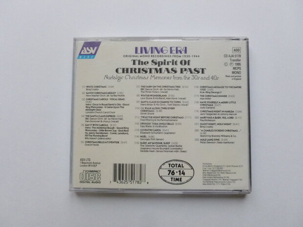 The Spirit of Christmas Past (ASV)