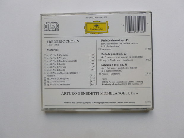 Arturo Benedetti Michelangeli - Recital Chopin