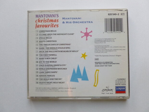 Mantovani - Christmas Favourites