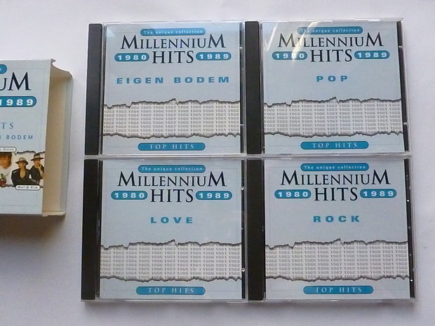 Millennium Hits 1980 - 1989 (4 CD Box)