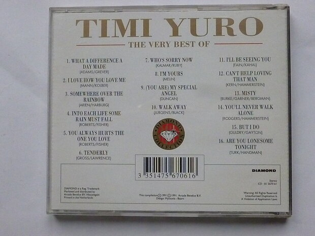 Timi Yuro - The very best of