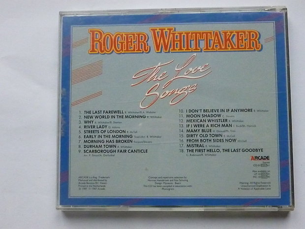 Roger Whittaker - The Love songs