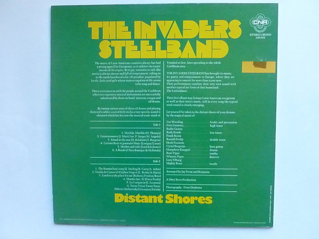 The Invaders Steelband - Distant Shores (LP)
