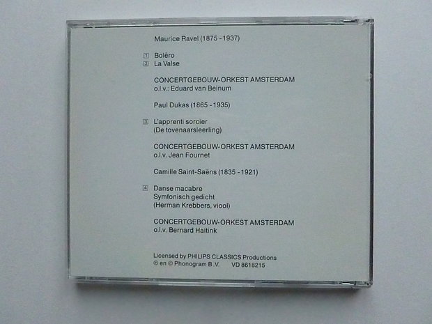 Ravel - Bolero / La Valse / Bernard Haitink / Eduard van Beinum