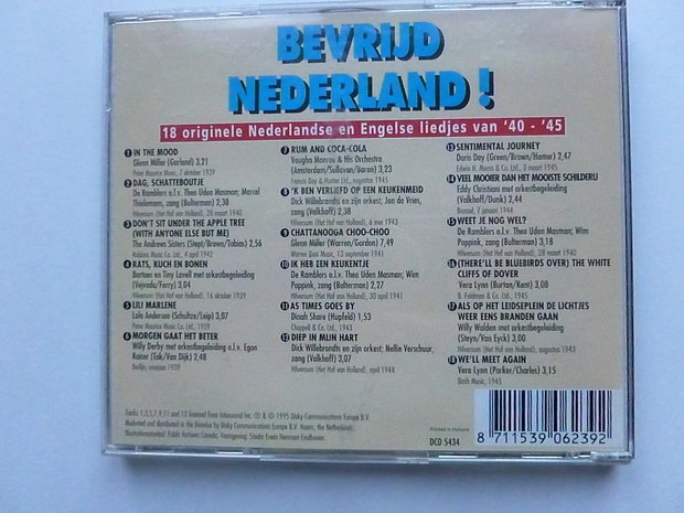 Bevrijd Nederland! - 18 originele Nederlandse en Engelse liedjes van '40-'50