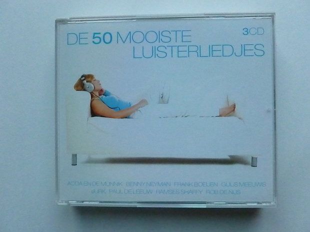 De 50 Mooiste Luisterliedjes (3 CD)