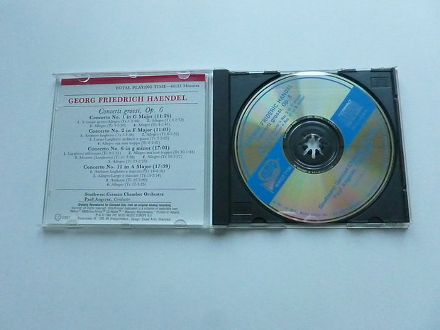 Handel - Concerti grossi / Paul Angerer