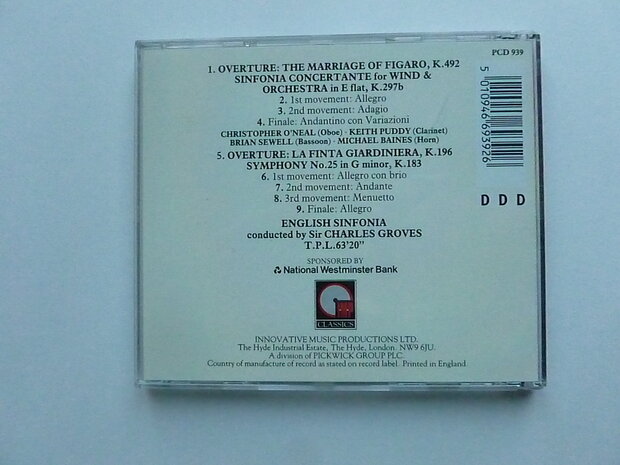 Mozart - Overture / Sir Charles Groves